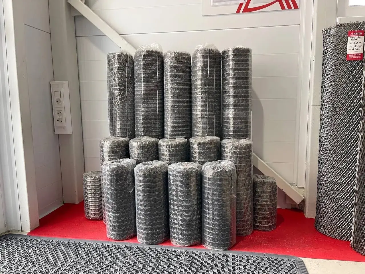 Сетка базальтовая 25×25 мм, рулон 1×50 м