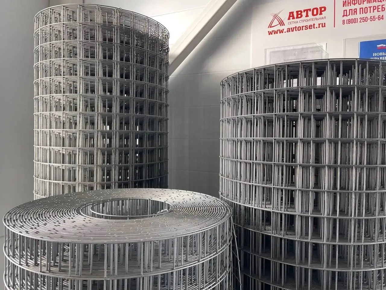 Сетка сварная оцинкованная 50×50×2,5 мм, рулон 1×30 м